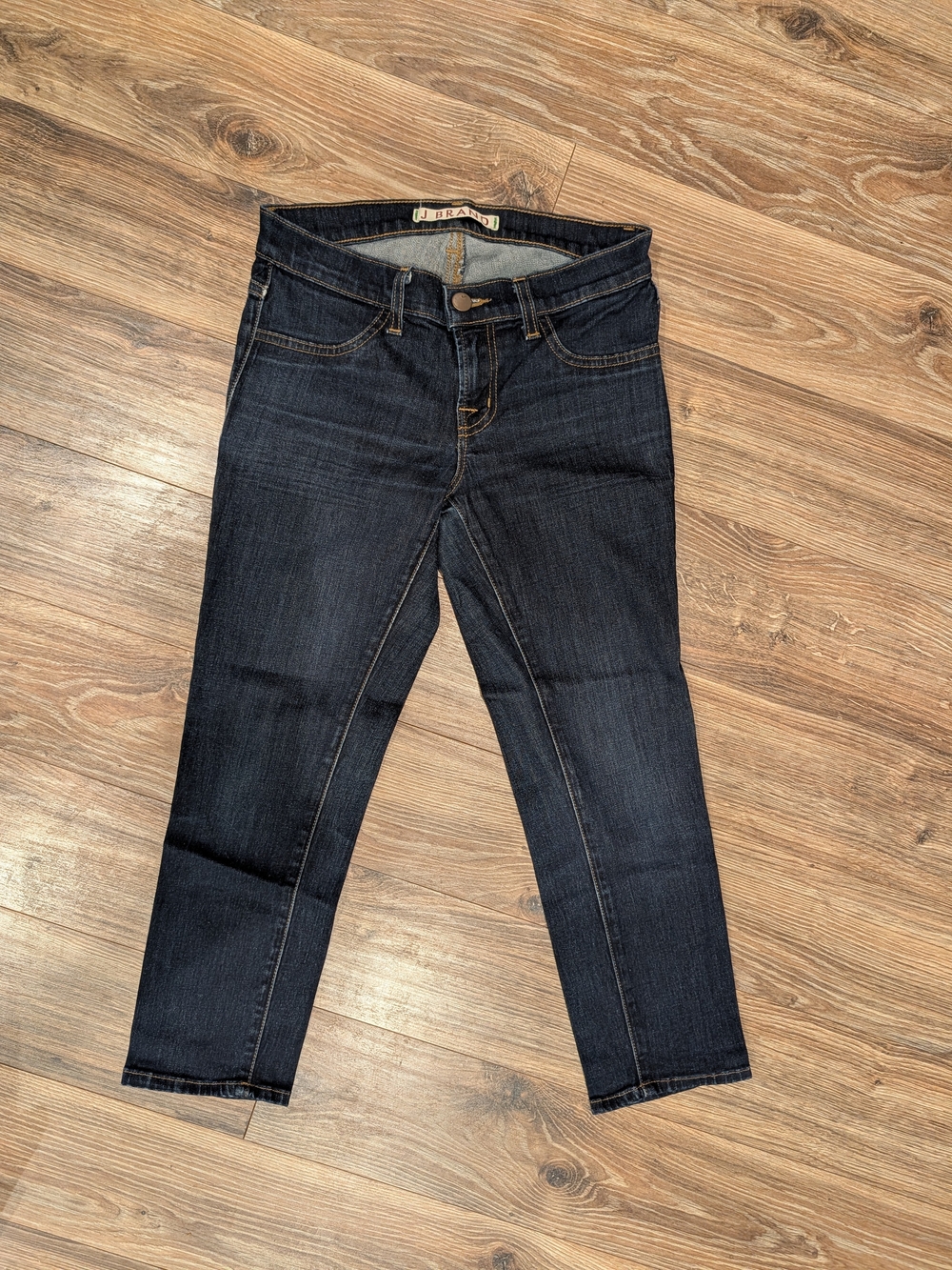 J Brand Dark Indigo Capri Jeans